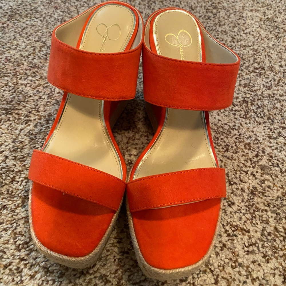 NWOT Jessica Simpson wedges